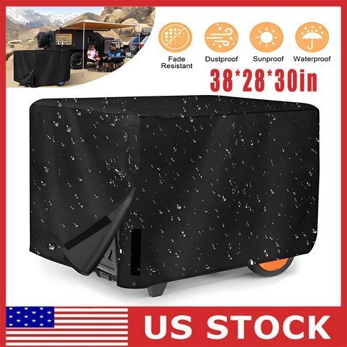 Generator cover while - generator, running