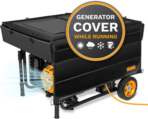 Generator covers while running - generator,