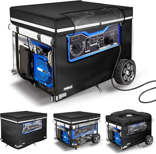 Generator cover while - cover, running